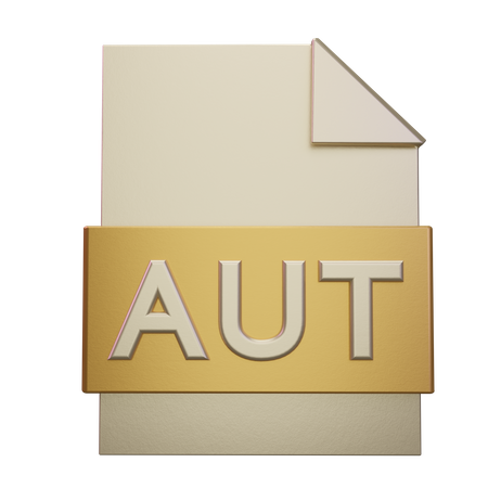 Auto File  3D Icon