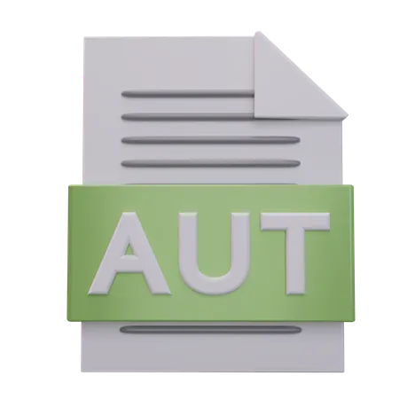 Auto File  3D Icon