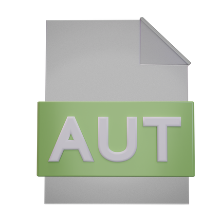 Auto File  3D Icon