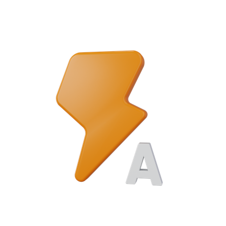 Auto Flash  3D Icon