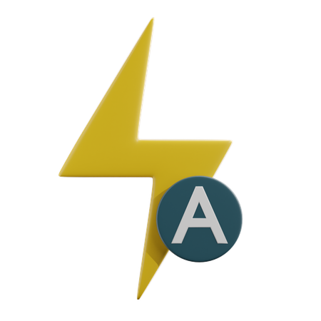 Auto Flash  3D Icon