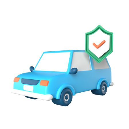 Auto Insurance  3D Icon