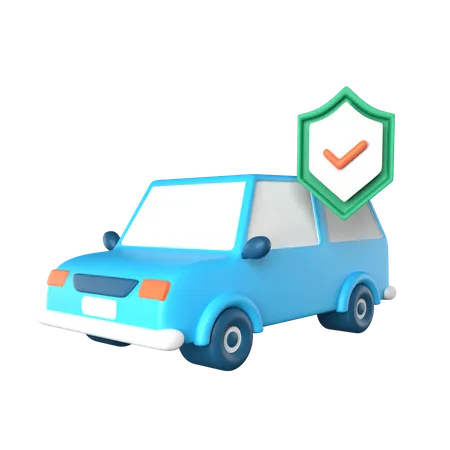 Auto Insurance  3D Icon