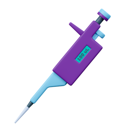 Auto Pipette  3D Icon