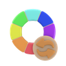 color sync 3d logo