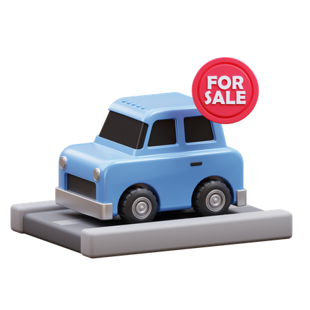 Auto zu verkaufen  3D Icon