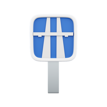 Autobahnschild  3D Icon