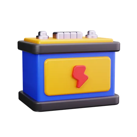 Autobatterie  3D Icon