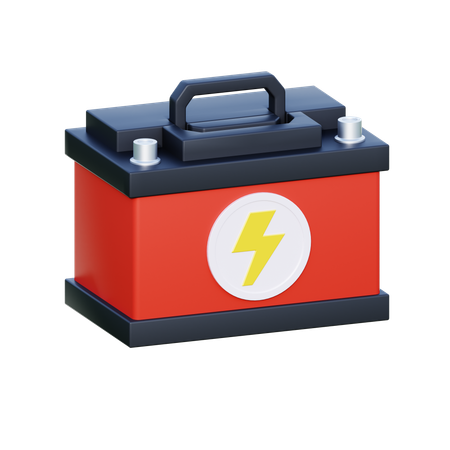 Autobatterie  3D Icon