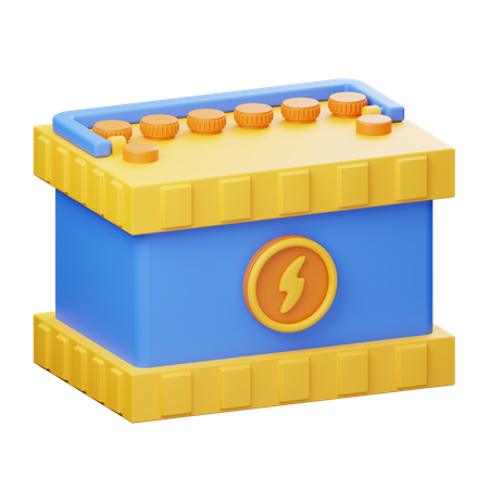 Autobatterie  3D Icon