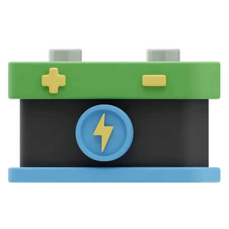 Autobatterie  3D Icon