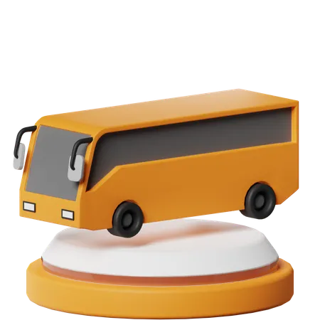 Autobús  3D Icon