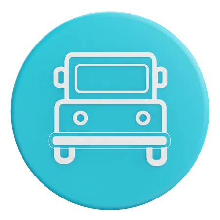 Autobús  3D Icon