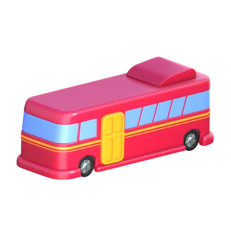 Autobús  3D Icon