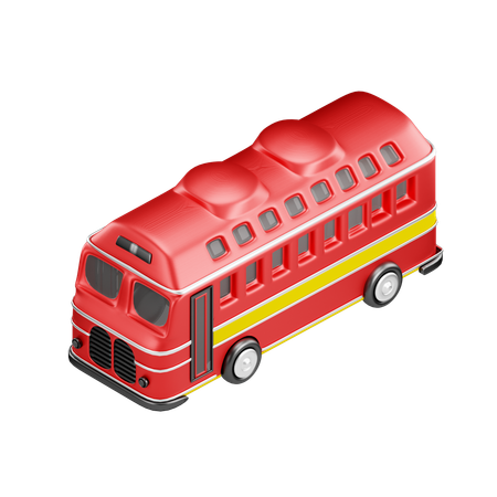 Autobús  3D Icon