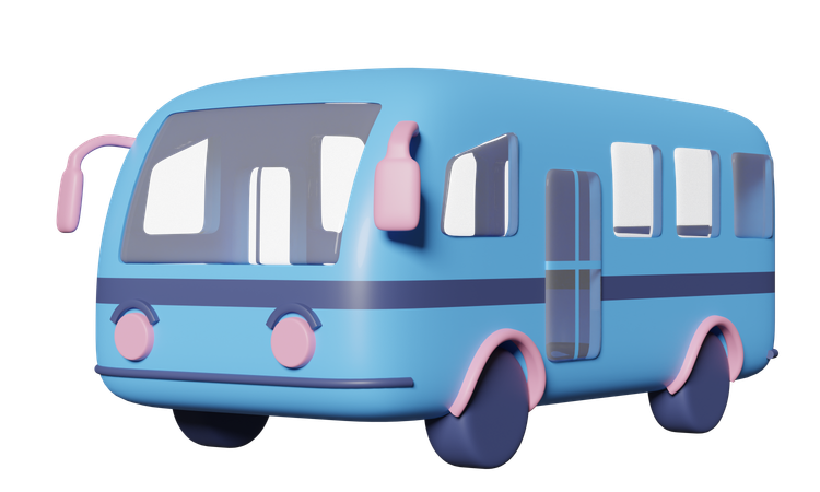 Autobús  3D Icon