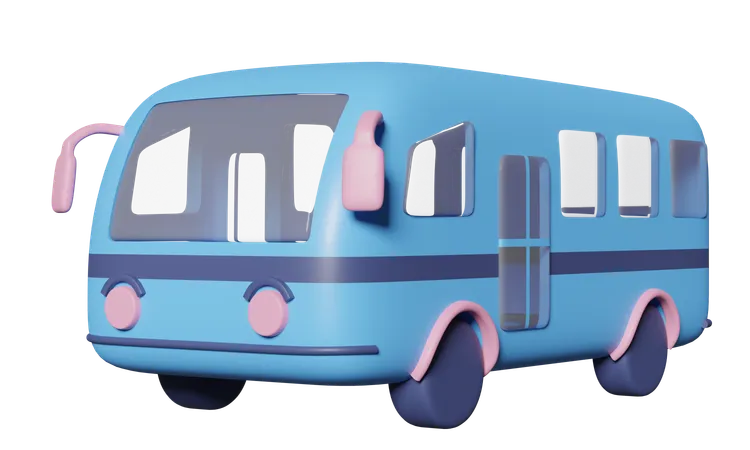 Autobús  3D Icon