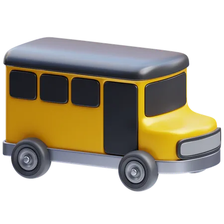 Autobús  3D Icon