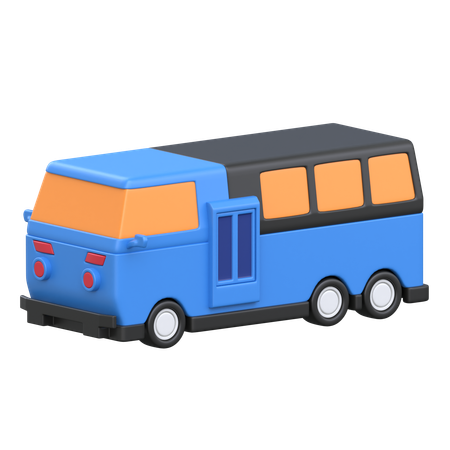 Autobús  3D Icon