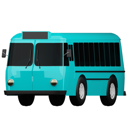 Autobús  3D Icon