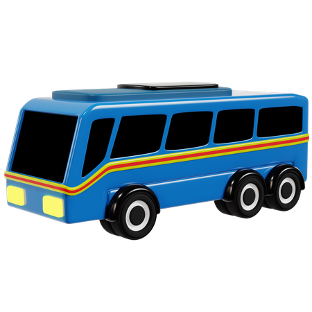 Autobús  3D Icon