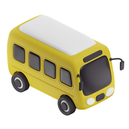 Autobús  3D Icon