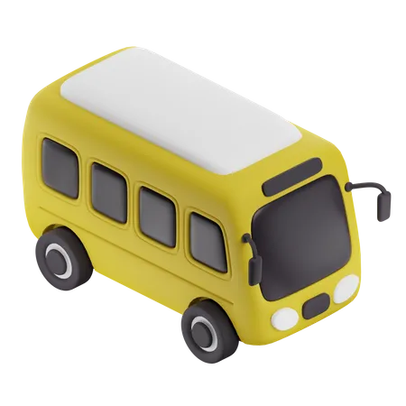 Autobús  3D Icon