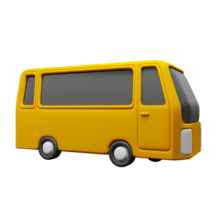 Autobús  3D Icon