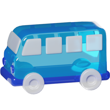 Autobús  3D Icon