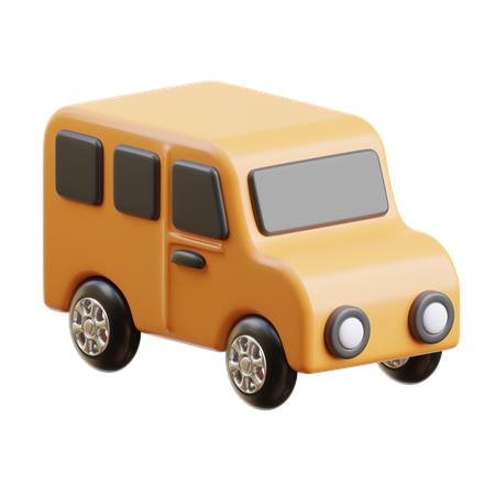 Autobús  3D Icon