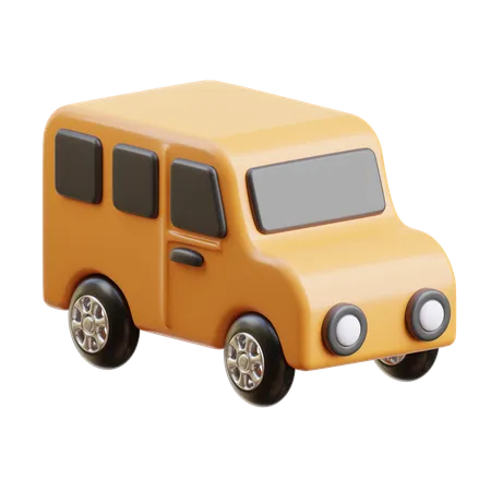 Autobús  3D Icon