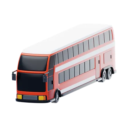 Autobús de dos pisos  3D Icon