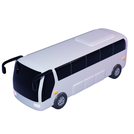 Autobús electrico  3D Icon
