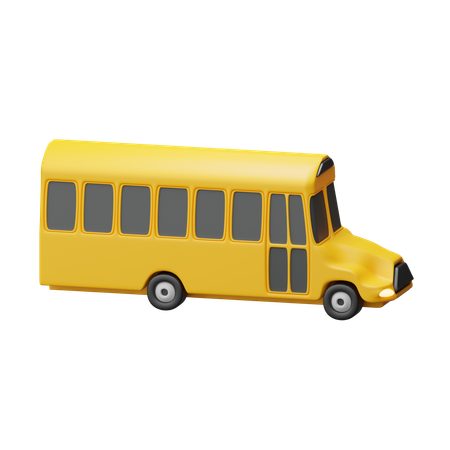 Autobús escolar  3D Icon