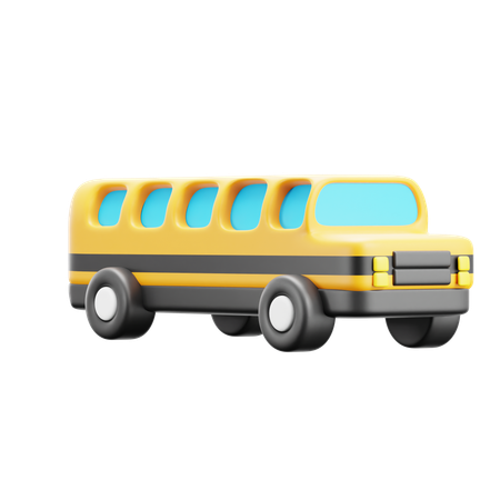 Autobús escolar  3D Icon