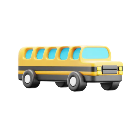 Autobús escolar  3D Icon