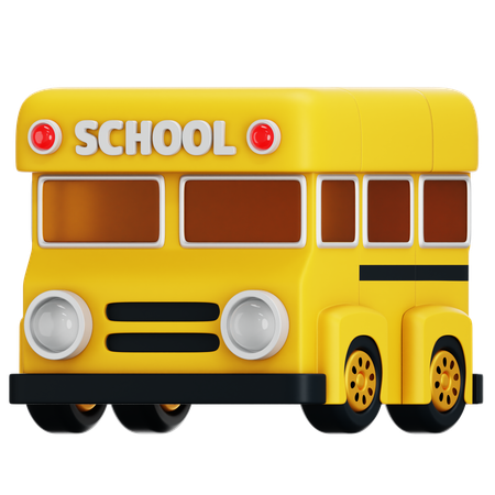 Autobús escolar  3D Icon