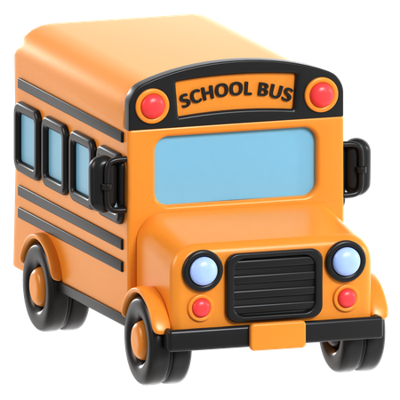 Autobús escolar  3D Icon