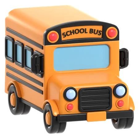 Autobús escolar  3D Icon