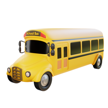 Autobús escolar  3D Icon