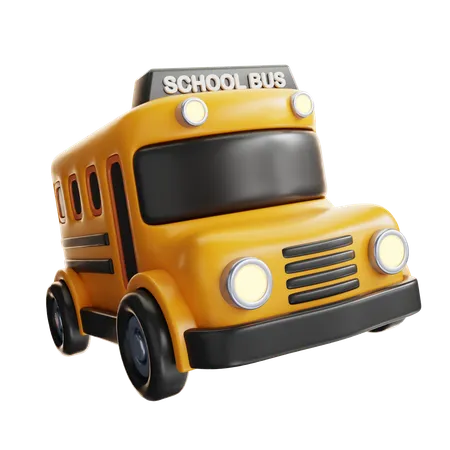 Autobús escolar  3D Icon