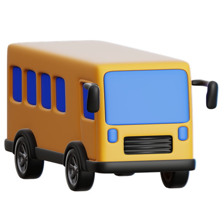 Autobús escolar  3D Icon