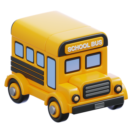 Autobús escolar  3D Icon