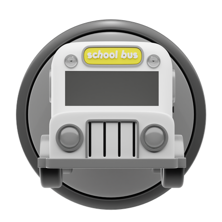 Autobús escolar  3D Icon