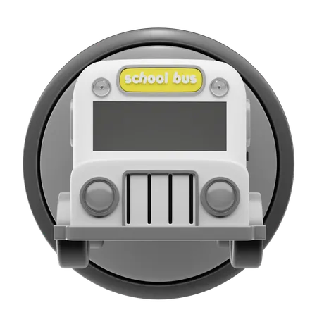 Autobús escolar  3D Icon