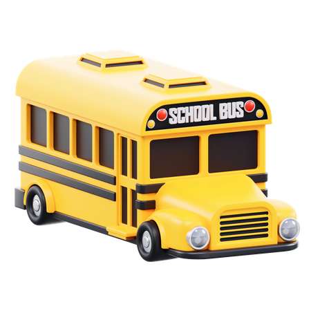 Autobús escolar  3D Icon