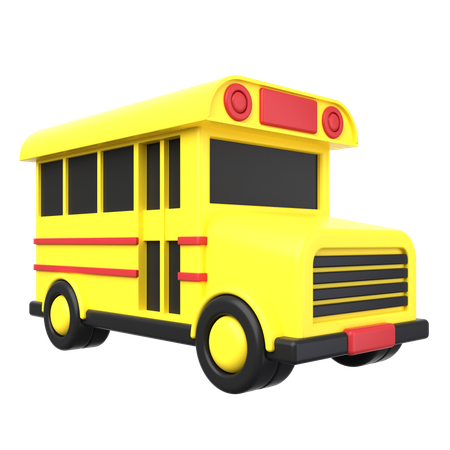 Autobús escolar  3D Icon