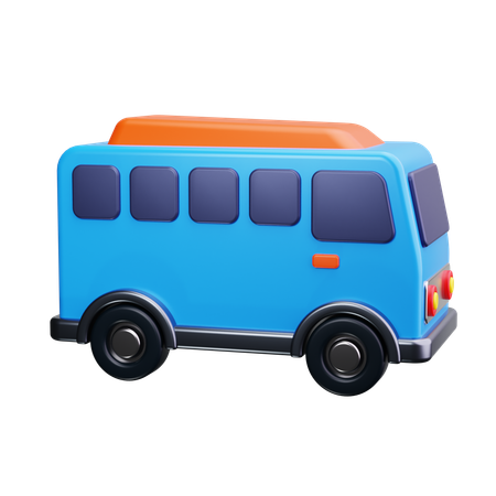 Autobús escolar  3D Icon