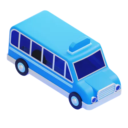 Autobús escolar  3D Icon