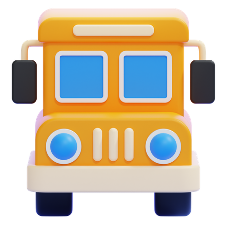 Autobús escolar  3D Icon